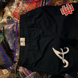 Eric Emanuel Navy Shorts with White Tag